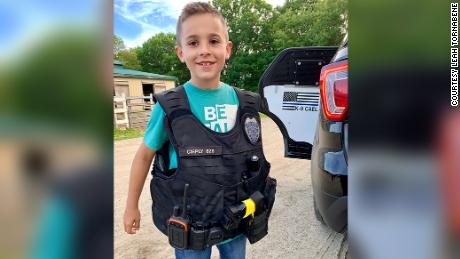 01 boy fundraises for k9 vests 