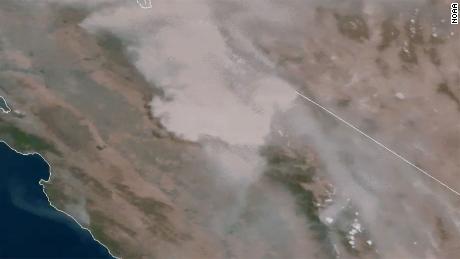 The Creek Fire is creating massive thunderhead clouds that are fueling its growth