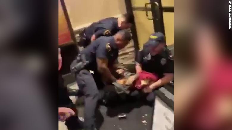 A Louisiana police officer is on leave and two others were pulled from duty after teen was arrested at bowling alley