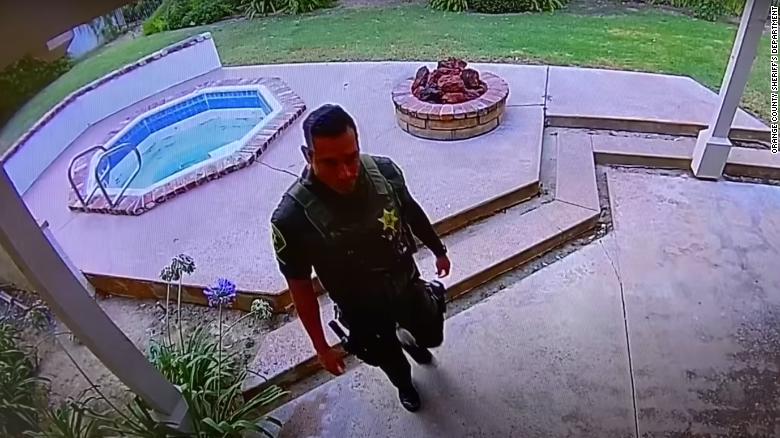 A sheriff's deputy allegedly burglarized a home after responding to a death there