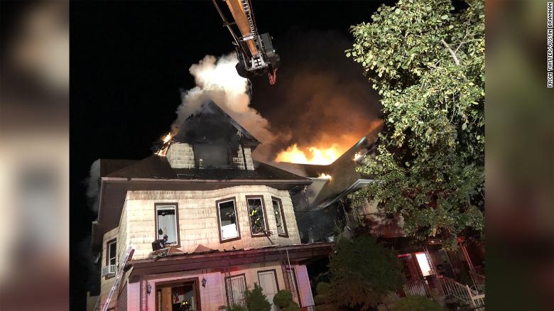 Five-alarm Brooklyn blaze injures 6 firefighters as residents are evacuated