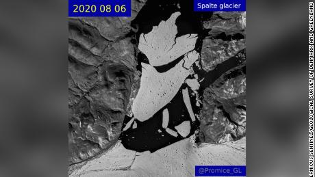 Ein Stück Eis, das doppelt so groß wie Manhattan ist, hat Grönland in den letzten zwei Jahren abgebrochen