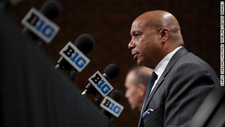 Big Ten commissioner Kevin Warren has faced pressure to resume play.