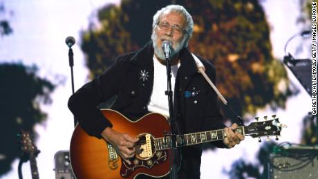 Yusuf Islam (formerly Cat Stevens) performed onstage during the &quot;Music for the Marsden&quot; benefit concert at The O2 arena on March 3 in London. 