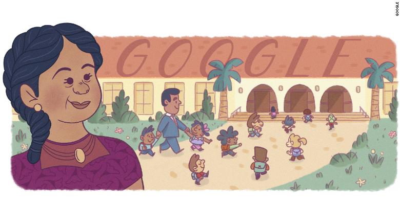 Google Doodle vereer burgerregte-aktivis wat in die 1940's skoolsegregasie in Kalifornië beveg het