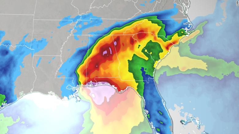 Sally's two biggest threats are inland flooding and storm surge