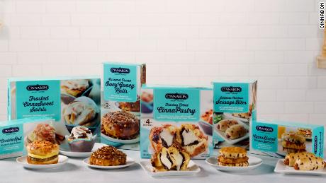 Cinnabon launched its first-ever frozen breakfast line.