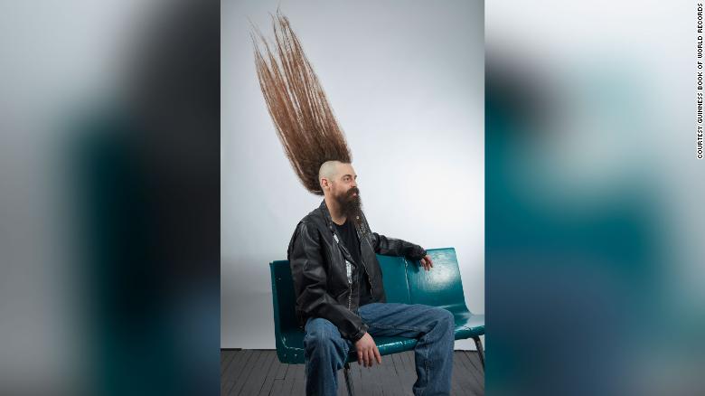 There is a new world record for tallest mohawk and it's a hair raising accomplishment