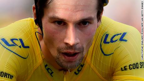 Slovenia&#39;s Primoz Roglic was left stunned after losing the yellow jersey on the penultimate stage to his compatriot Tadej Pogacar. 