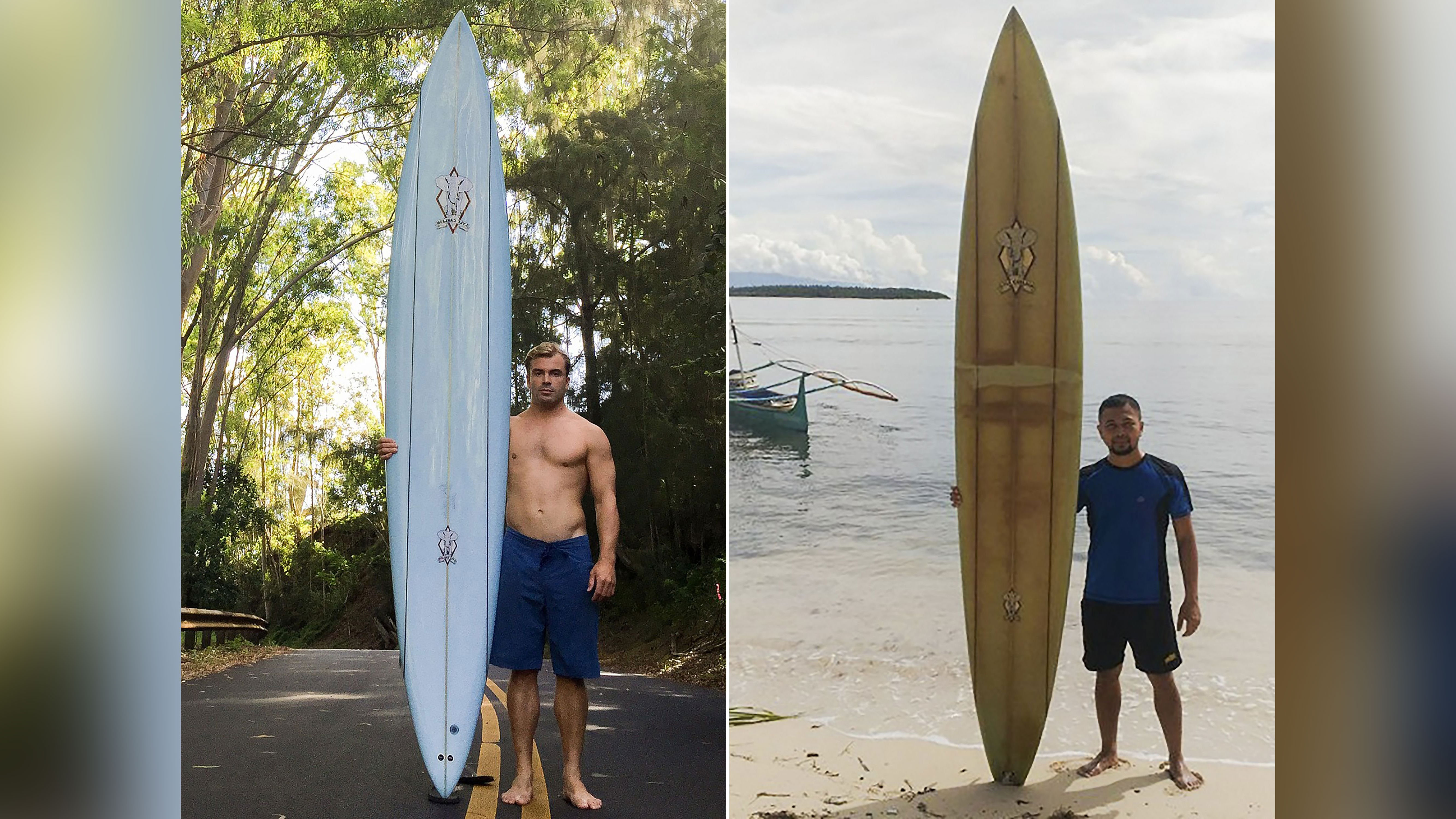 kas Hoopvol uitglijden In Hawaii, a man lost his surfboard. It reappeared in the Philippines | CNN  Travel