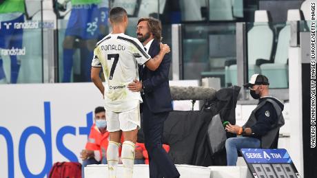 Cristiano Ronaldo helped Andrea Pirlo get off to a winning start as manager.