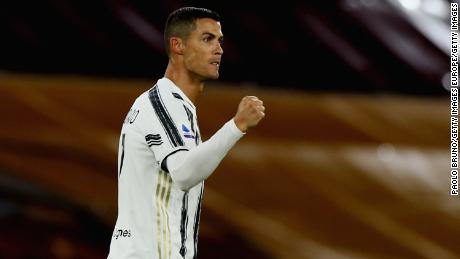 Cristiano Ronaldos Doppelpack rettete Juventus einen Punkt gegen den AS Roma.