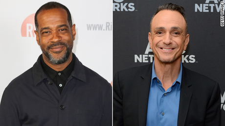 (From left) Alex Désert took over the role of Black character Carl Carlson from Hank Azaria on &quot;The Simpsons&quot; this week.