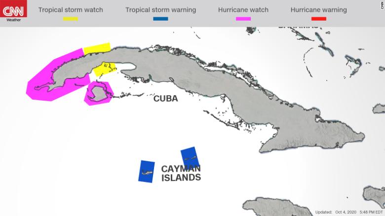 Hurricane watch issued as system brews in Caribbean