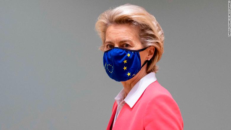 EU Commission President Ursula von der Leyen self-isolates after meeting with Covid-19 positive person