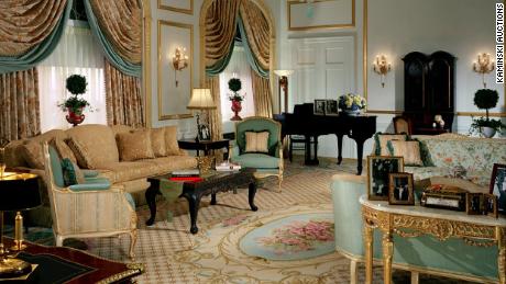 The Windsor Suite at the Waldorf Astoria Hotel in NYC.