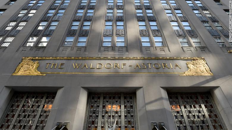 New York's historic Waldorf Astoria hotel auctions off 80,000 items ahead of complete renovation