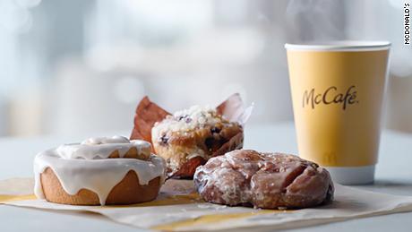 McDonald&#39;s is adding three new baked items to its McCafé lineup.