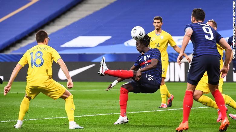 17-year-old Eduardo Camavinga becomes France's youngest goal scorer in over a century