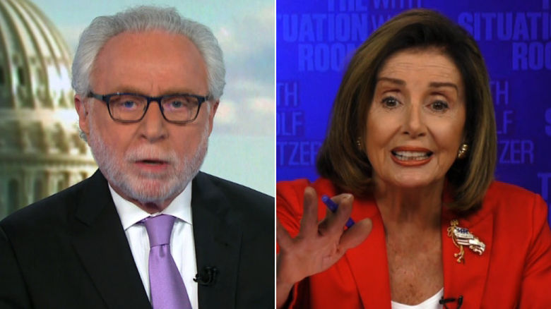 Nancy Pelosi's ridiculously over-the-top response to questions about the coronavirus stimulus
