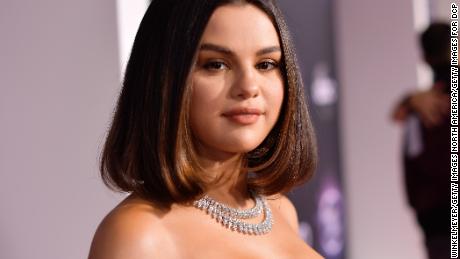 Selena Gomez attends the 2019 American Music Awards in LA, November 24, 2019. 