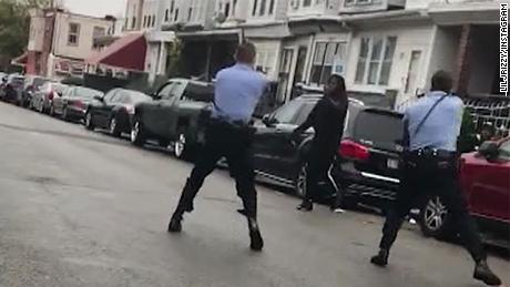 This video still shows the fatal police-involved shooting of Walter Wallace Jr.