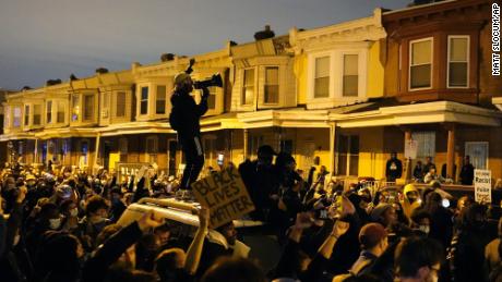 Hundreds of demonstrators marched in West Philadelphia over the death of Walter Wallace Jr., a Black man killed by police in Philadelphia on Monday. 