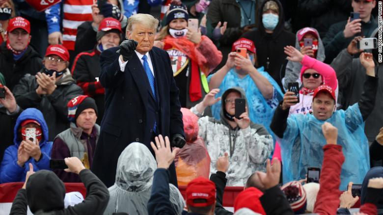 Trump supporters at rallies continue to get stranded in chilly temperatures