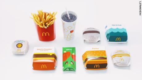 McDonald&#39;s will start rolling out new packaging over the next few years. 