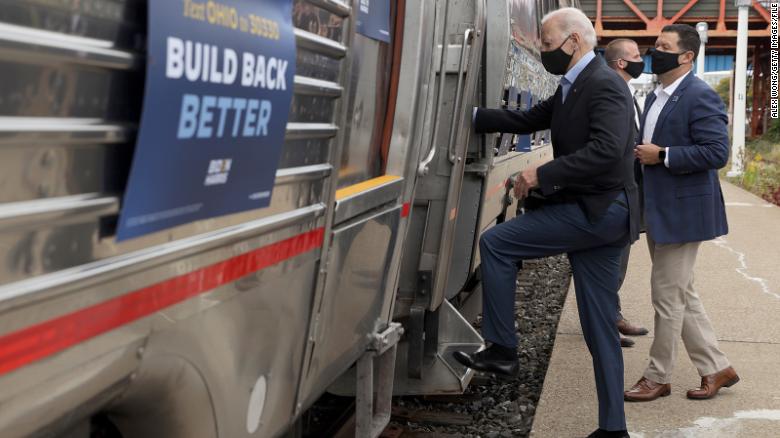 Biden to take train to Washington for inauguration, moving forward to 'not be deterred' by violence or virus