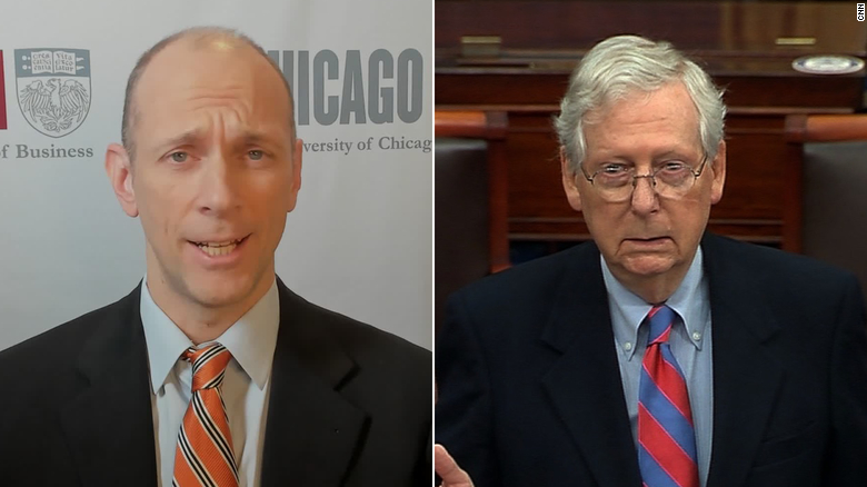Mitch McConnell circulating new coronavirus relief proposal crafted by GOP leadership