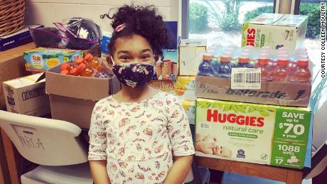 This 6-year-old girl is helping the homeless with care packages