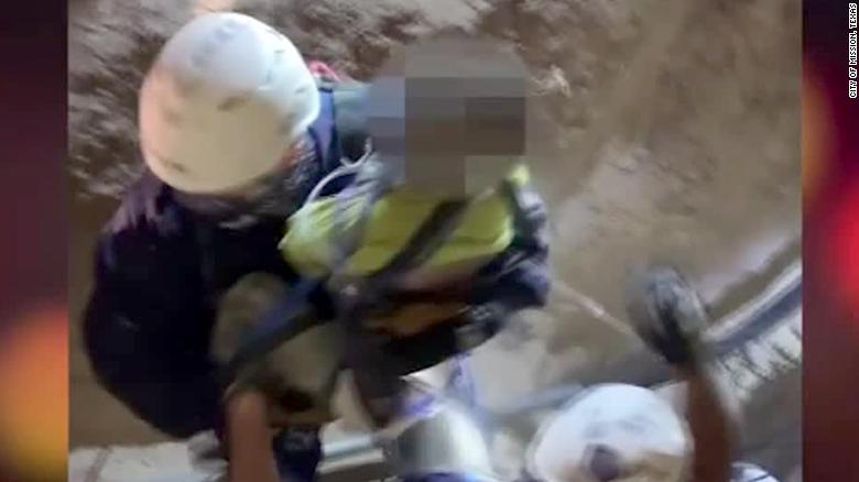 A 4-year-old boy was rescued six hours after falling into a water well in Texas