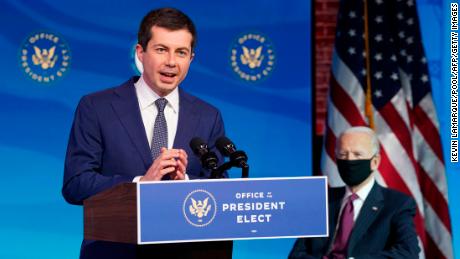 Pete Buttigieg on being named transportation secretary nominee: &#39;The eyes of history are on this appointment&#39;