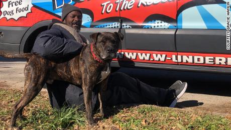 A homeless man rescued all the animals at a shelter after it caught fire 