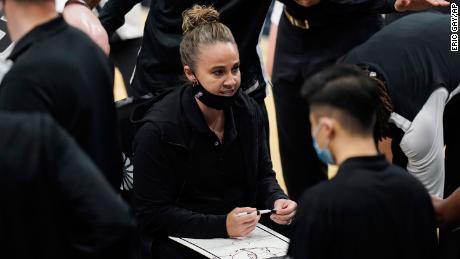 Becky Hammon becomes first woman to direct an NBA team as head coach in a regular season game