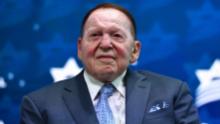 Philanthropist Chief Executive Officer of Las Vegas Sands Sheldon Adelson listens to US President Donald Trump address to the Israeli American Council National Summit 2019 at the Diplomat Beach Resort in Hollywood, Florida on December 7, 2019. (Photo by MANDEL NGAN / AFP) (Photo by MANDEL NGAN/AFP via Getty Images)