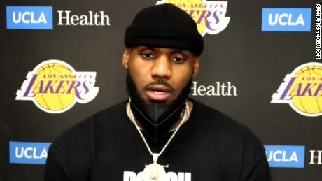 LeBron James speaks about the Capitol riots.