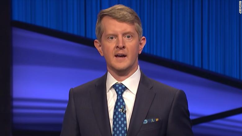 Ken Jennings hosts 'Jeopardy!' and honors 'the great Alex Trebek'