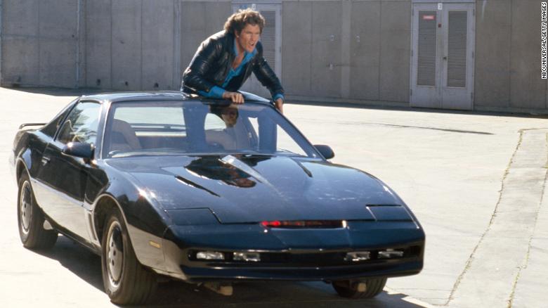 David Hasselhoff is auctioning off his personal K.I.T.T. car from the iconic 'Knight Rider' series