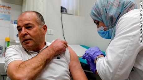 Las tasas de vacunación resaltan las marcadas diferencias entre israelíes y palestinos, en medio de una disputa por la responsabilidad