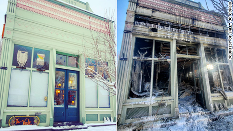 Sally Jo Ocasio&#39;s vintage store, The Vault, in Ridgway, Colorado, relocated to a bigger space last month. But it burned down just two days later.