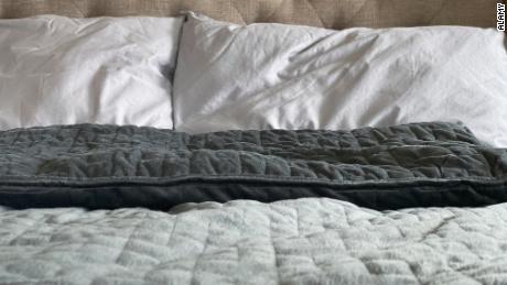 Weighted blankets have become somewhat mainstream as some people feel that the blankets improve sleep quality. 