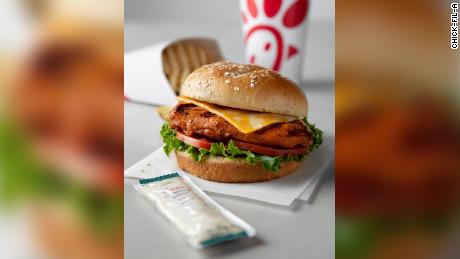 Chick-fil-A&#39;s new grilled chicken sandwich.