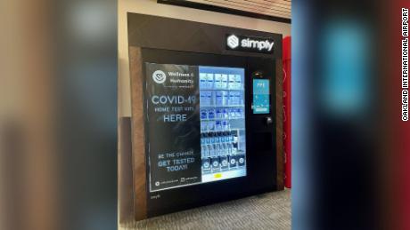 Oakland&#39;s airport is selling Covid-19 tests in vending machines