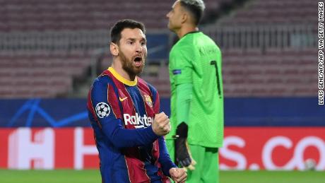 Lionel Messi hatte Barcelona in Führung gebracht, bevor PSG es verstärkte. 