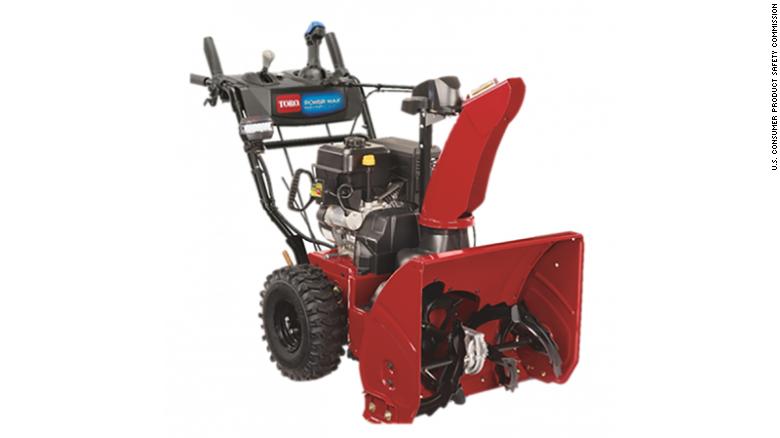 Toro issues nationwide recall for a snow blower that carries the risk of amputation