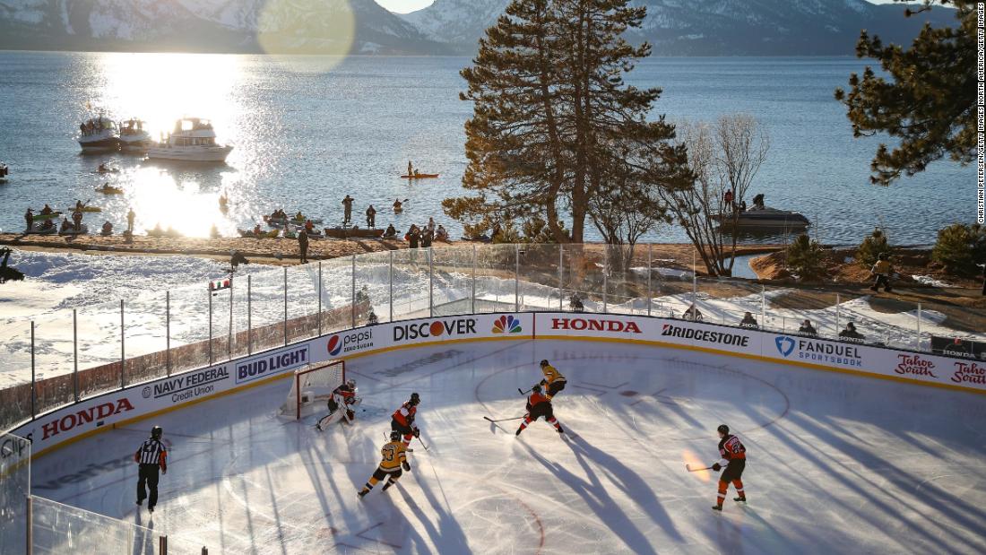 &quot;We&#39;ve done over 30 outdoor games,&quot; NHL commissioner Gary Bettman said on the NBC broadcast over the weekend. &quot;This has been the most difficult weather circumstance we&#39;ve had, and it&#39;s a beautiful day. But if you look up at the sun, the cloud cover is everywhere but where the sun is, and it did a number on the ice.&quot; 