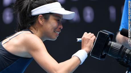 Hsieh captured the hearts of the public with her positive attitude. 
