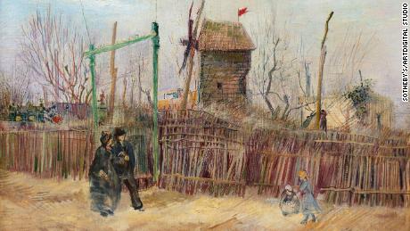 Unseen Vincent van Gogh painting of Paris goes on public display for the first time 